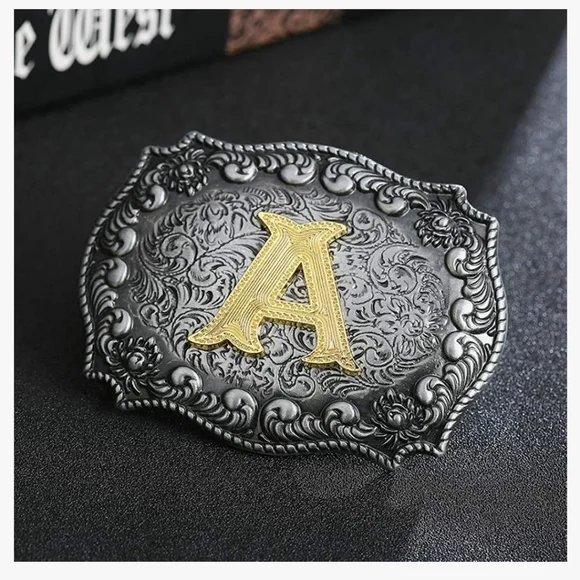 Accessories | New Letter Initial Western Belt Buckle Approx  display picture 2